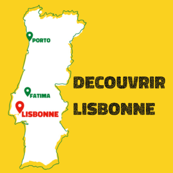 Découvrir Lisbonne carte du portugal JMJ2023 Morbihan